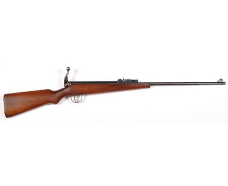 A Czech VZ35 repeater 4.4mm BB air gun with Sporter stock, maker A.S. v Praze, serial no. 27151, with ratchet rear sight and 
