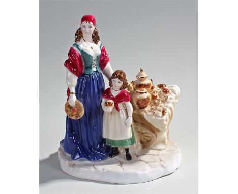 Royal Worcester 2002 Fruit Seller at Stow Fair 378/500