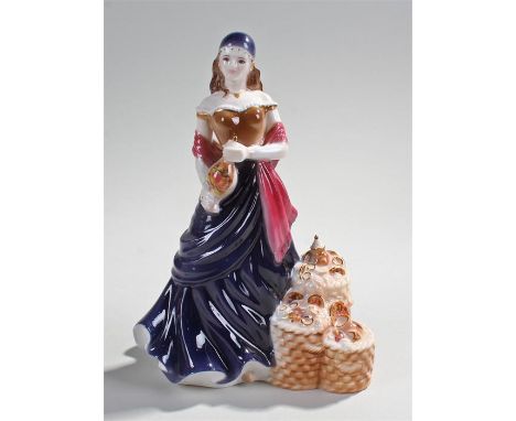 Royal Worcester 2001 Royal Worcester Fruit Seller at Cambridge Fair 484/500