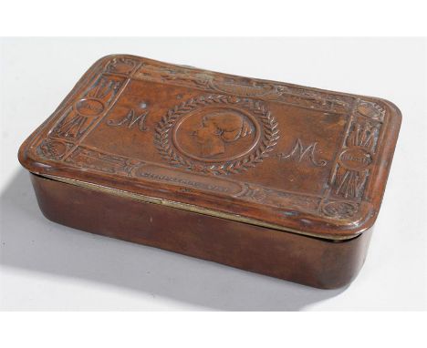 Queen Mary First World War Christmas tin, 1914