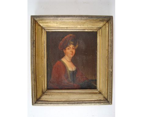 After T. Phillips, early 19th Century British school, portrait of Elizabeth Gordon Leveson-Gower (1765 - 1839).  19th Countes