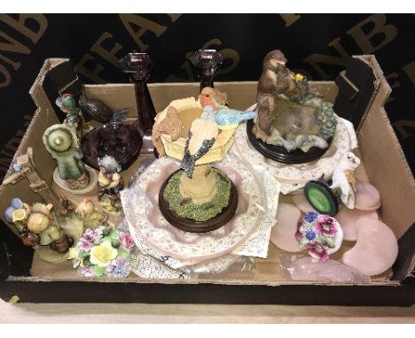 BOX OF ASSORTED ITEMS (GOEBEL & OTHERS)