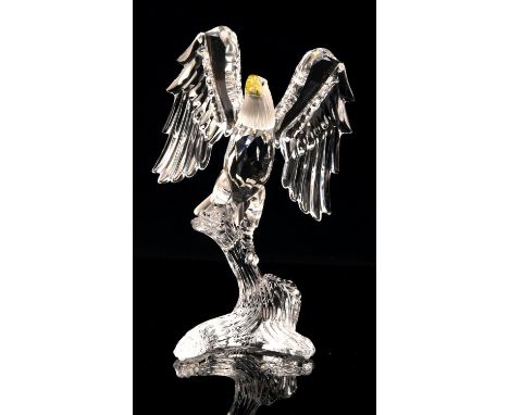 Swarovski crystal; three Swarovski crystal ornaments comprising ;  a Chinese dragon chasing a pearl No. 238202, a Camel No.  