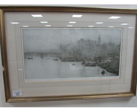 Framed Limited Edition print 64/900 signed 'Wyllie'