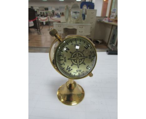 Ships desk captains clock / compass