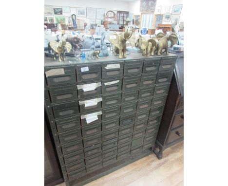 63 drawer metal cabinet