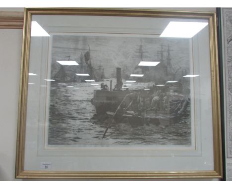 Framed Limited Edition print 63/950 signed 'Wyllie'