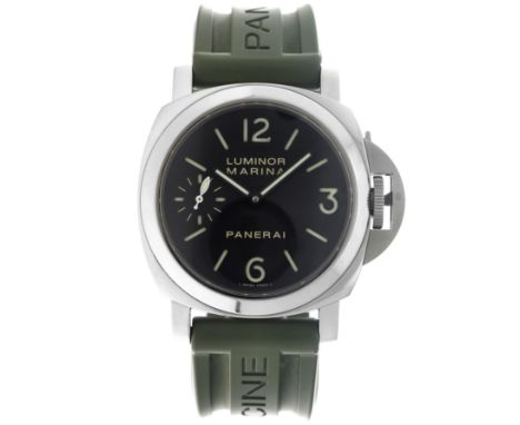 No Reserve - Panerai Luminor Marina OP6727 - Men's watch - 2016. Case: steel - strap: rubber - manual - certificate, booklet 