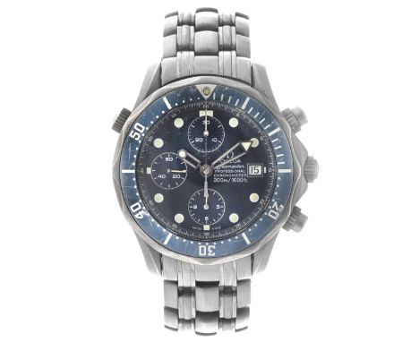 No Reserve - Omega Seamaster Professional 300m Chronograph 22988000 - Men's watch - 1997. Case: titanium - bracelet: titanium