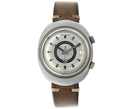 No Reserve - Jaeger-LeCoultre Memovox GT E861 - Men's watch - approx. 1970. Case: steel - strap: leather - automatic (bumper)