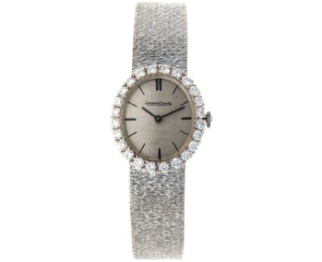 No Reserve - Jaeger-LeCoultre Vintage 18K. - Ladies watch.  Case: white gold (18K.) - bracelet: white gold (18K.) - manual - 