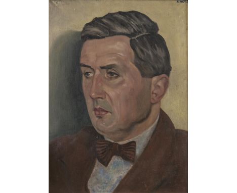 Harry Kernoff RHA (1900-1974) Portrait of Brinsley MacNamara, writer, playwright and registrar of the National Gallery of Ire
