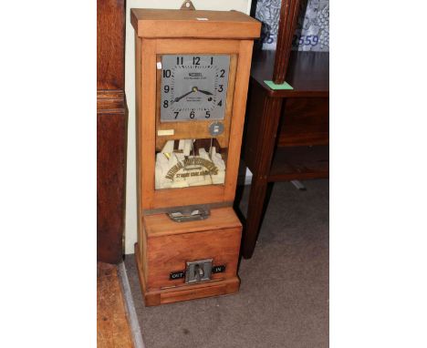 National Time Recorder Co. Ltd clocking in clock.