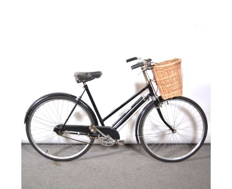 Vintage bicycle, with basket.