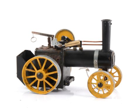 Mamod steam traction engine, 25cm.