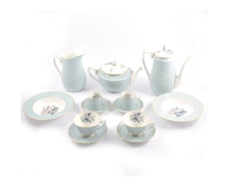 Extensive Royal Worcester bone china table service, Woodland pattern.