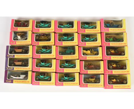 Matchbox Models of Yesteryear a mixed group of Wholesale Models to include , Y15 1930 Packard Victoria -&nbsp; darker gold bo