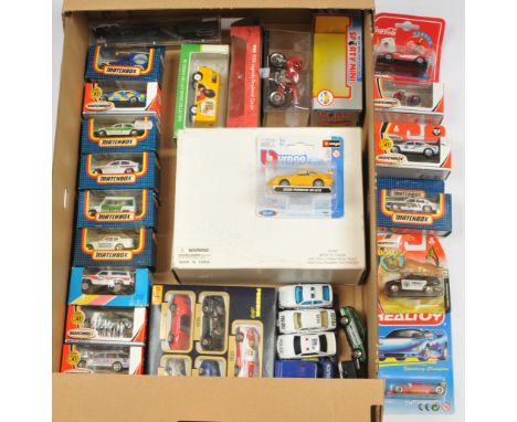 Matchbox Superfast MB Series Mostly Police related group to include MB8 Rover 3500 Police; MB50 Chevy Blazer; MB58 Mercedes B