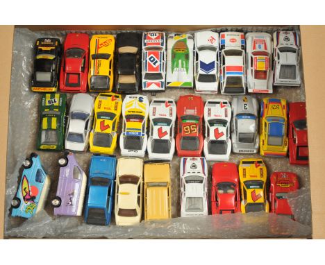 Matchbox Super Kings group of mostly Cars to include Range Rover - tan with grey interior; Mercedes 190E Taxi; Audi Quattro; 
