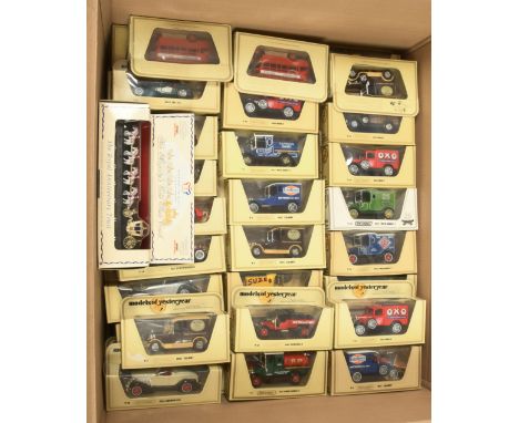 Matchbox Models of Yesteryear, a mixed Wholesale group to include, Y18 Cord 812 Sedan - bright red; Y24 Bugatti T44; Y16 Merc