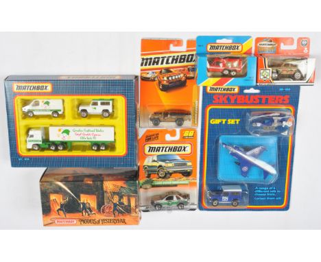 Matchbox Superfast &amp; Yesteryear group to include Royal Navy Skybusters Gift Set includes Superfast Land Rover Ninety; MB 