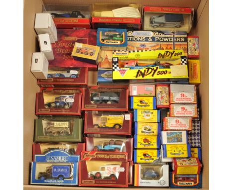 Matchbox Models of Yesteryear, a mixed group to include Y6 type 35 Bugatti - Italian Racing red body, gold grille; Y40 1931 M