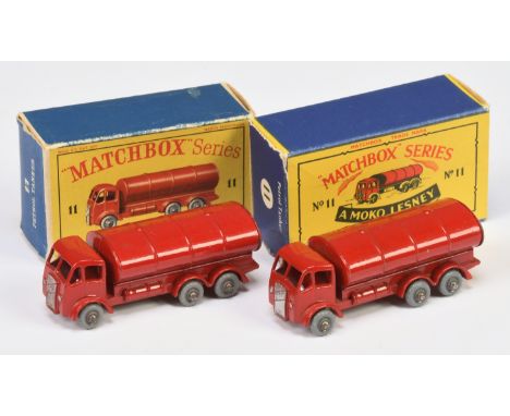 Matchbox Regular Wheels 11b ERF Tanker "Esso" pair&nbsp; (1) Stannard Code 10 - red with mask sprayed silver trim to grille &