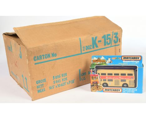 Matchbox Super kings K15 Daimler Fleetline Londoner Bus "Berlin Bus" - all generally Near Mint to Mint in&nbsp; Excellent to 
