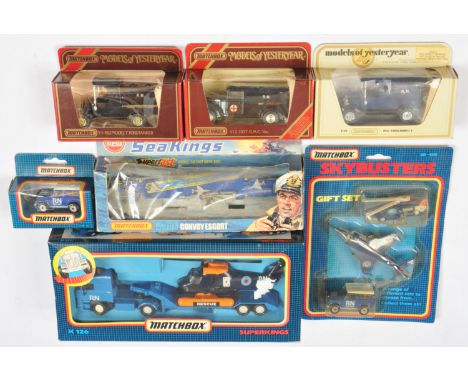 Matchbox Royal Navy Related group to include Matchbox Models Of Yesteryear Y3 Ford T Tanker; Y12 Ford Model T Van; Y12 GMC Va