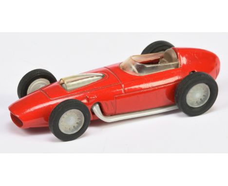 Matchbox Models of Yesteryear Y16 1960 Ferrari Dino 246/V12 Grand Prix Racing Car - pre-production trial model - dark red bod