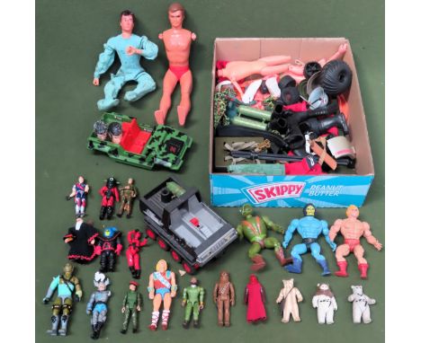 Various vintage toys Inc. Action Man, Star Wars, Heman etc