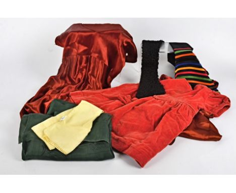 A quantity of vintage clothing,  to include dresses, tops and scarves, of assorted fabrics and sizes (15+)