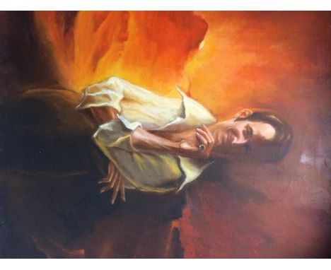 A 20th Century oil on canvas,  portrait of a gentleman, signed and dated 'Mazylski 71' (bottom right), 120cm x 100cm