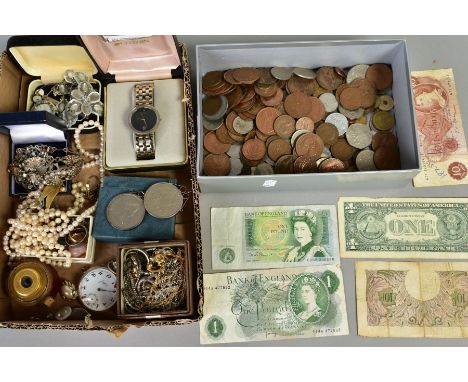 A SELECTION OF ITEMS, to include a small pocket five draw telescope signed 'Fraser London' to the base, with damage case, two