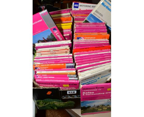 A COLLECTION OF EIGHTY ORDNANCE SURVEY MAPS of Regions in the British Isles