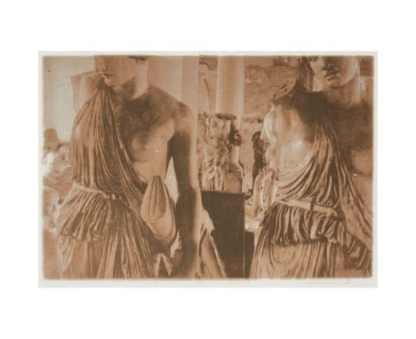 DEBORAH TURBEVILLE (AMERICAN 1932-2013) INSIDE THE LESSER STABLES OF THE KING, TWO GODDESSES - 1975 Signed in pencil to margi