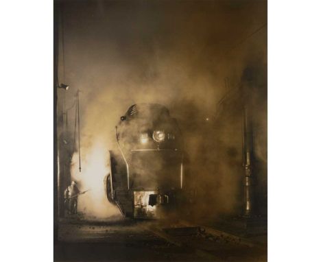 O. WINSTON LINK (AMERICAN 1914-2001) 605 TRAIN Silver gelatin printDimensions:49cm x 39cm (19.25in x 15.25in)