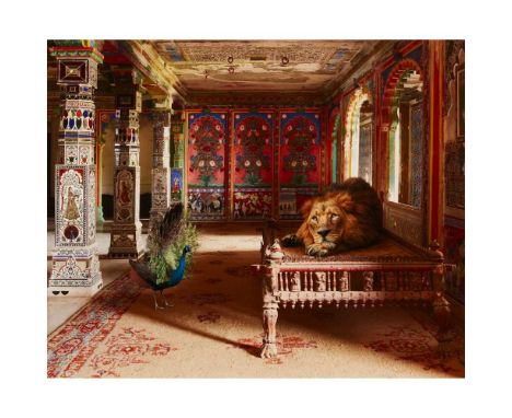 § KAREN KNORR (AMERICAN/BRITISH 1954-) THE LOVESICK PRINCE, AAM KHAS, JUNHA MAHAL, DUNGARPUR PALACE (SMALL), FROM INDIA SONG 