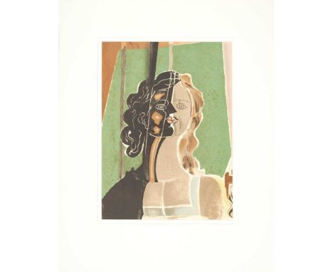 § GEORGES BRAQUE (FRENCH 1882-1963) FIGURE (FRAGMENT), VERVE 5-6 - 1939 Lithograph, with printed details versoDimensions:the 