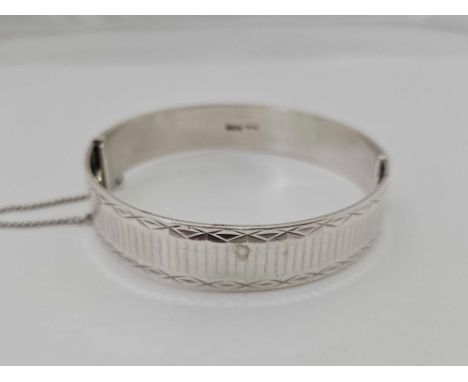 1970'S SILVER BANGLE, 30.9g