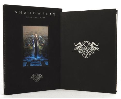 Shadowplay by artist Mark Wilkinson (b.1952-) special box edition hardback book, 83/500 in slipcase. Signed inside cover 'Bes