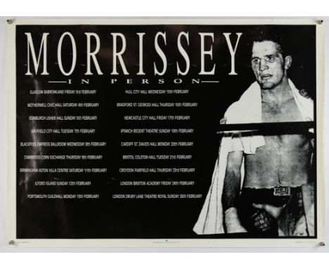 Morrissey posters - a collection of posters featuring former Smiths frontman and solo artist Stephen Morrissey, includes, Mor