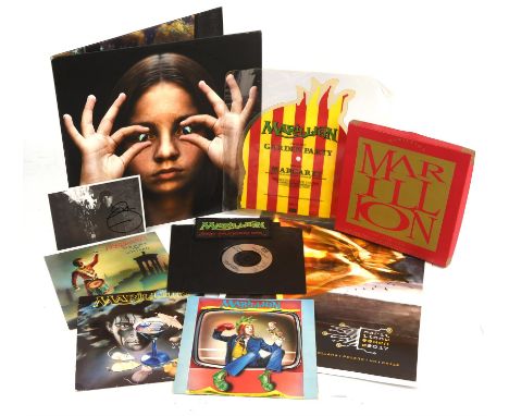 Marillion - vinyl records and more, includes: Marbles LP, Garden Party picture disc, Market Square Heroes 7", He Knows You Kn