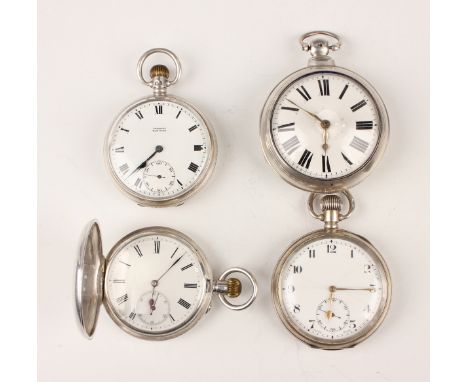 A silver pair cased keywind open-faced gentleman's pocket watch, the gilt fusee movement detailed 'Jefferies &amp; Son Biggle