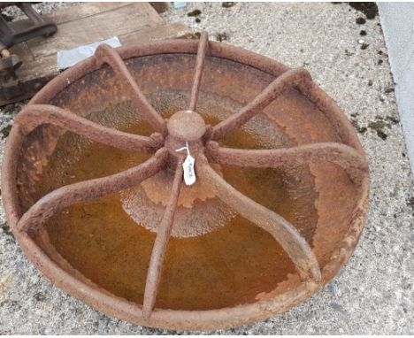 Cast Iron Pig Trough (small sized), 22” dia