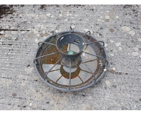 Cast Iron Pig trough, 29” dia, in sections, good condition