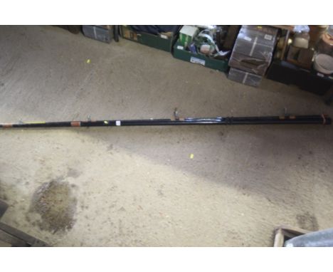 A two piece beach fishing rod 