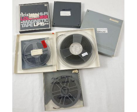 6 assorted vintage adult erotic cine films in hard plastic cases. 