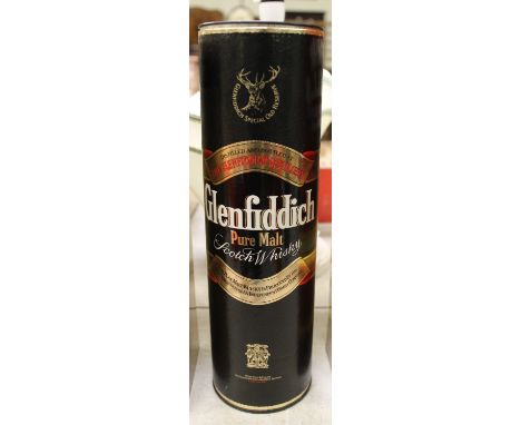 Bottle of Glenfiddich 'Special Old Reserve' single malt Scotch whisky, with gift tin