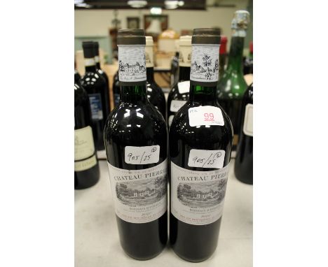 Two bottles of Chateau Pierrail Bordeaux Superieur 2000